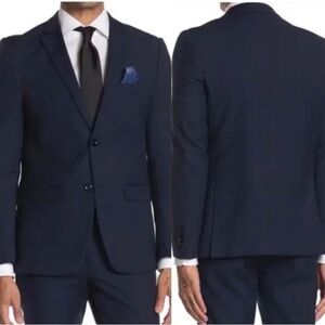SOUL of London Single Breasted Blazer Jacket Mens Size 40R Navy